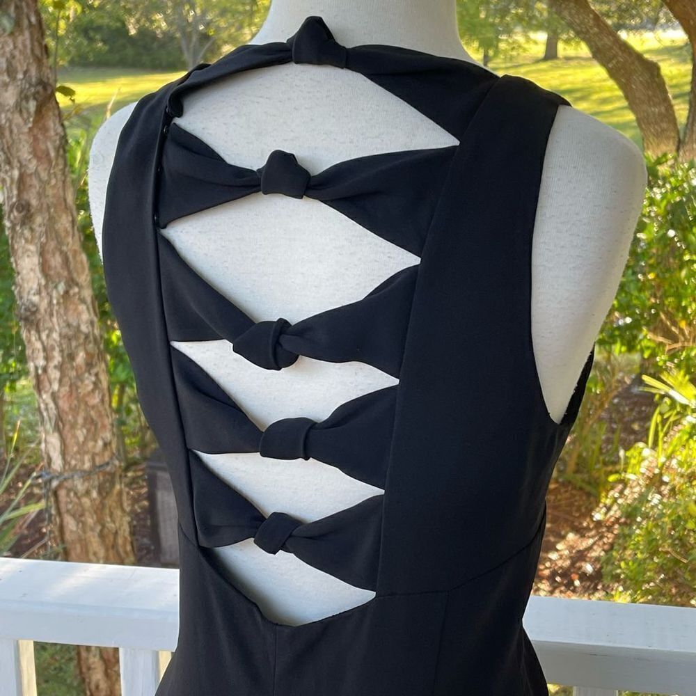 Worth Bow Back High-Low Gown - Picture 4 of 5